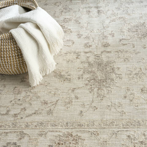 Nourison Outlines Beige 53 X 73 Area Rug 805-156078 Image 7