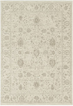 Nourison Outlines Beige Rectangle 5x7 ft Polyester Carpet 156078