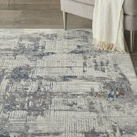 Nourison Royal Terrace Blue 53 X 73 Area Rug 805-156083 Image 7
