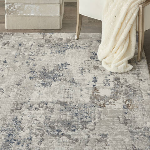Nourison Royal Terrace Blue 53 X 73 Area Rug 805-156084 Image 7