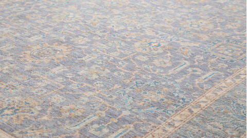 Chobi Grey Hand Knotted 50 X 611 Area Rug 700-156093 Image 3