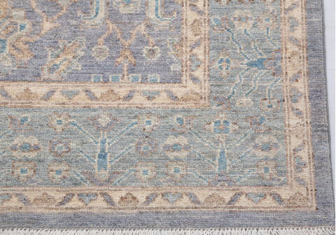 Chobi Grey Hand Knotted 50 X 611 Area Rug 700-156093 Image 4