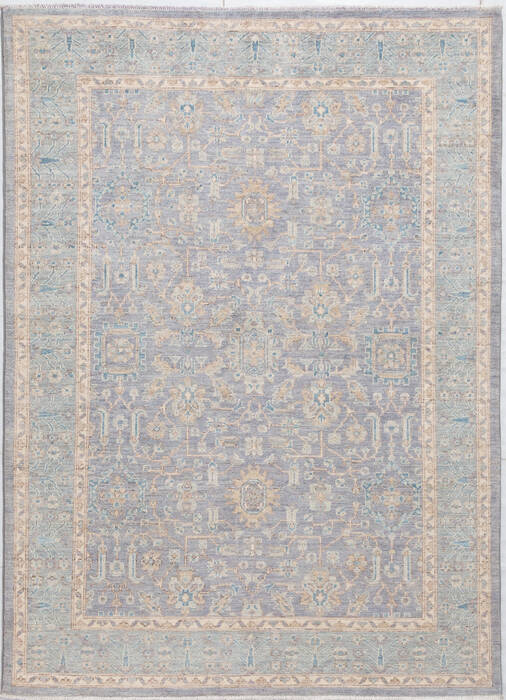 Chobi Grey Hand Knotted 50 X 611 Area Rug 700-156093 Image 0