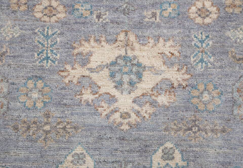 Chobi Light Blue Hand Knotted 411 X 611 Area Rug 700-156094 Image 6