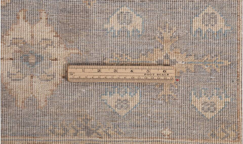 Chobi Light Blue Hand Knotted 411 X 611 Area Rug 700-156094 Image 8