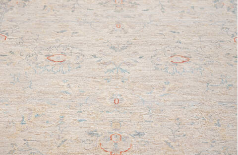 Chobi Beige Hand Knotted 50 X 68 Area Rug 700-156095 Image 5