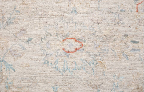 Chobi Beige Hand Knotted 50 X 68 Area Rug 700-156095 Image 6