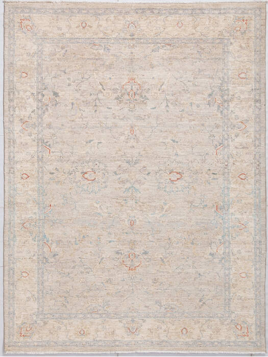Chobi Beige Hand Knotted 50 X 68 Area Rug 700-156095 Image 0