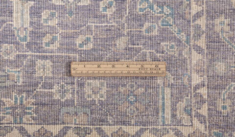 Chobi Grey Hand Knotted 40 X 60 Area Rug 700-156096 Image 7