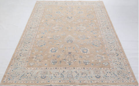 Chobi Yellow Hand Knotted 61 X 810 Area Rug 700-156098 Image 1
