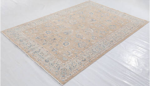 Chobi Yellow Hand Knotted 61 X 810 Area Rug 700-156098 Image 2