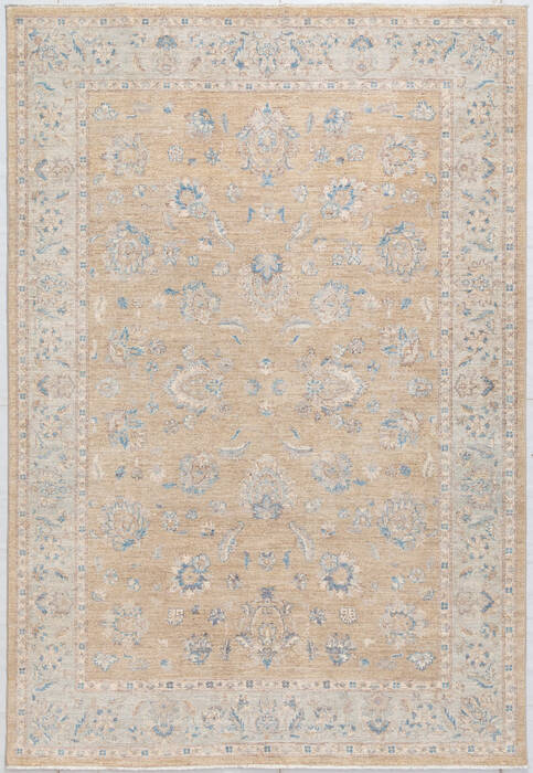Chobi Yellow Hand Knotted 61 X 810 Area Rug 700-156098 Image 0