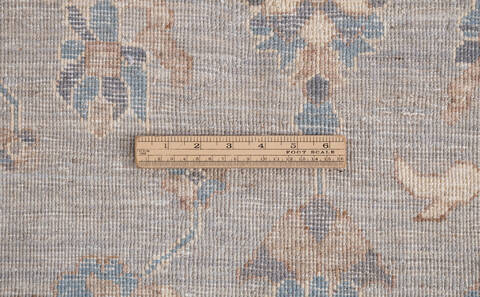 Chobi Light Gray Hand Knotted 100 X 137 Area Rug 700-156099 Image 8