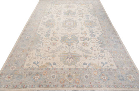 Chobi Beige Hand Knotted 911 X 148 Area Rug 700-156102 Image 1