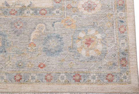 Chobi Beige Hand Knotted 911 X 148 Area Rug 700-156102 Image 3
