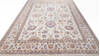 Chobi Beige Hand Knotted 100 X 131 Area Rug 700-156106 Thumb 1
