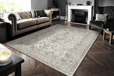 Dynamic ANCIENT GARDEN Beige 311 X 57 Area Rug AN46572756295 801-156151 Image 1