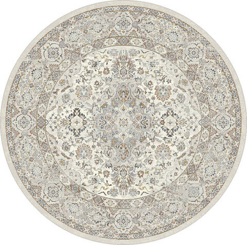 Dynamic ANCIENT GARDEN Beige Round 710 X 710 Area Rug ANR8572756295 801-156157 Image 0