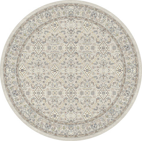 Dynamic ANCIENT GARDEN Beige Round 53 X 53 Area Rug ANR5572769295 801-156173 Image 0