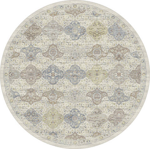 Dynamic ANCIENT GARDEN Multicolor Round 53 X 53 Area Rug ANR5572799295 801-156180 Image 0