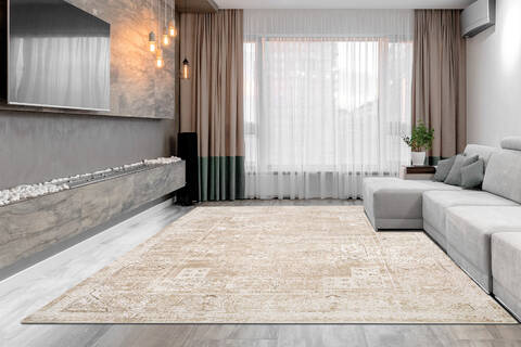 Dynamic SAHARA Beige 710 X 100 Area Rug SH9125973810 801-156360 Image 3