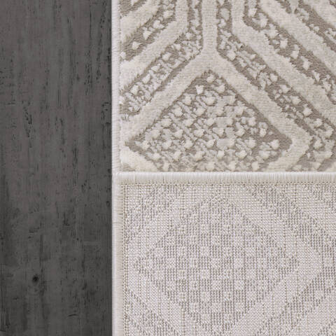 Dynamic RORI Grey 53 X 70 Area Rug RR699351900 801-156382 Image 2