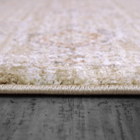 Dynamic ROJIN Beige 53 X 710 Area Rug RJ694180989 801-156403 Image 1
