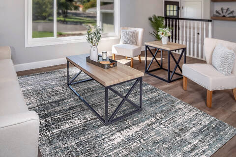 Dynamic RILEY Blue 53 X 77 Area Rug RI696030509 801-156412 Image 3