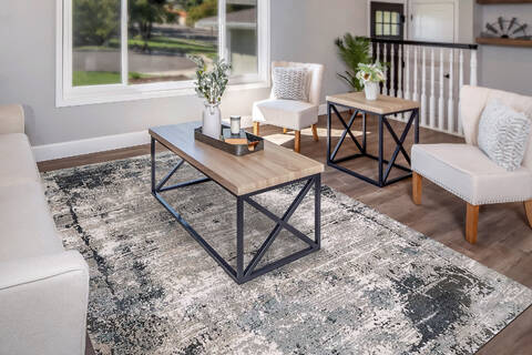Dynamic RILEY Grey 53 X 77 Area Rug RI696031905 801-156416 Image 3