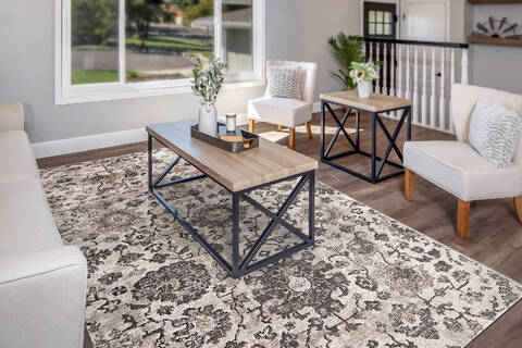 Dynamic RILEY Beige 67 X 96 Area Rug RI7106034908 801-156421 Image 3