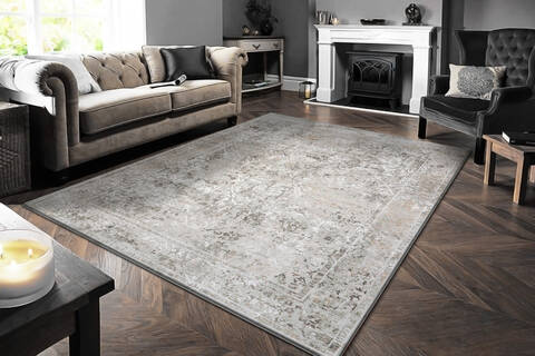 Dynamic RENAISSANCE Beige 311 X 57 Area Rug RS463150197 801-156424 Image 3