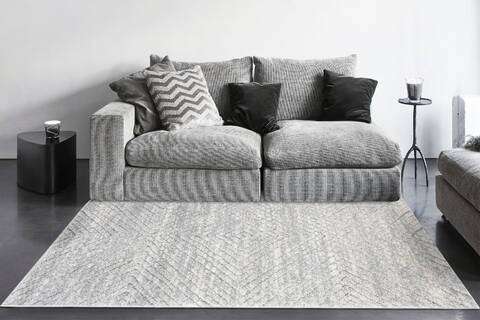 Dynamic PIKE Grey 710 X 100 Area Rug PK91211200990 801-156504 Image 1