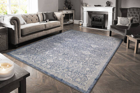 Dynamic OCTO Blue 710 X 100 Area Rug OC9126907510 801-156552 Image 3