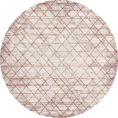 Dynamic OBSESSION Beige Round 5 to 6 ft  Carpet 156557
