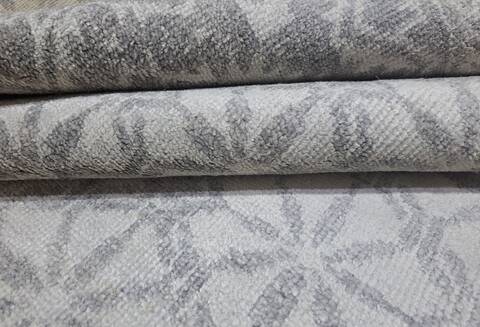 Floral Grey Hand Knotted 56 X 80 Area Rug 660-156693 Image 1
