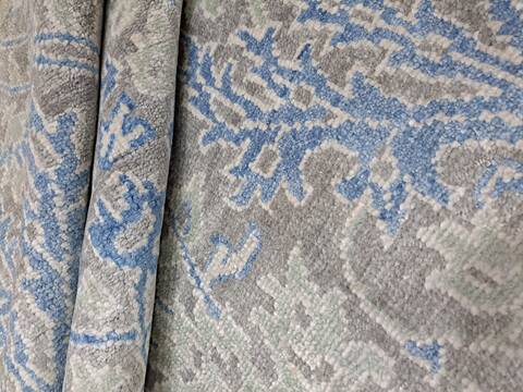Modern Grey Hand Knotted 56 X 80 Area Rug 660-156695 Image 1