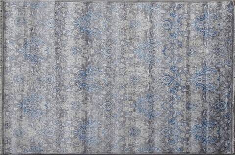 Modern Grey Hand Knotted 56 X 80 Area Rug 660-156695 Image 2