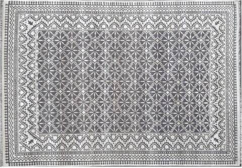 Bhadohi Multicolor Hand Knotted 56 X 80 Area Rug 660-156727 Image 2