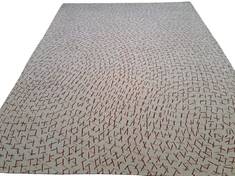 Modern Beige Hand Knotted 8'0" X 10'0"  Area Rug 660-156733