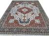 Heriz Cream Hand Knotted 80 X 100 Area Rug 660-156746 Thumb 0