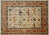 Heriz Cream Hand Knotted 80 X 100 Area Rug 660-156747 Thumb 2