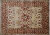 Heriz Cream Hand Knotted 80 X 100 Area Rug 660-156750 Thumb 2