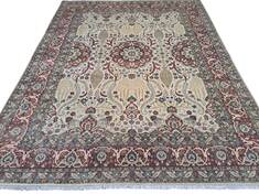 Heriz Cream Hand Knotted 8'0" X 10'0"  Area Rug 660-156750