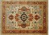 Heriz Cream Hand Knotted 80 X 100 Area Rug 660-156751 Thumb 2