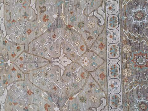 Heriz Brown Hand Knotted 80 X 100  Area Rug 660-156752 Image 1