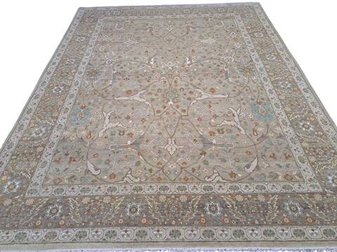 Heriz Brown Hand Knotted 80 X 100  Area Rug 660-156752 Image 0