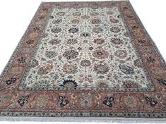 Heriz Cream Hand Knotted 8'0" X 10'0"  Area Rug 660-156755