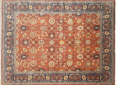 Heriz Red Hand Knotted 80 X 100 Area Rug 660-156757 Image 2