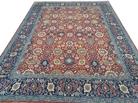 Heriz Red Hand Knotted 80 X 100 Area Rug 660-156757 Image 0