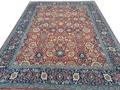 Heriz Red Hand Knotted 8'0" X 10'0"  Area Rug 660-156757